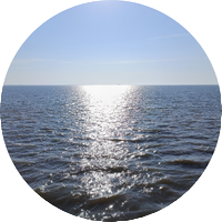 Lichtspiele der Sonne auf der Nordsee